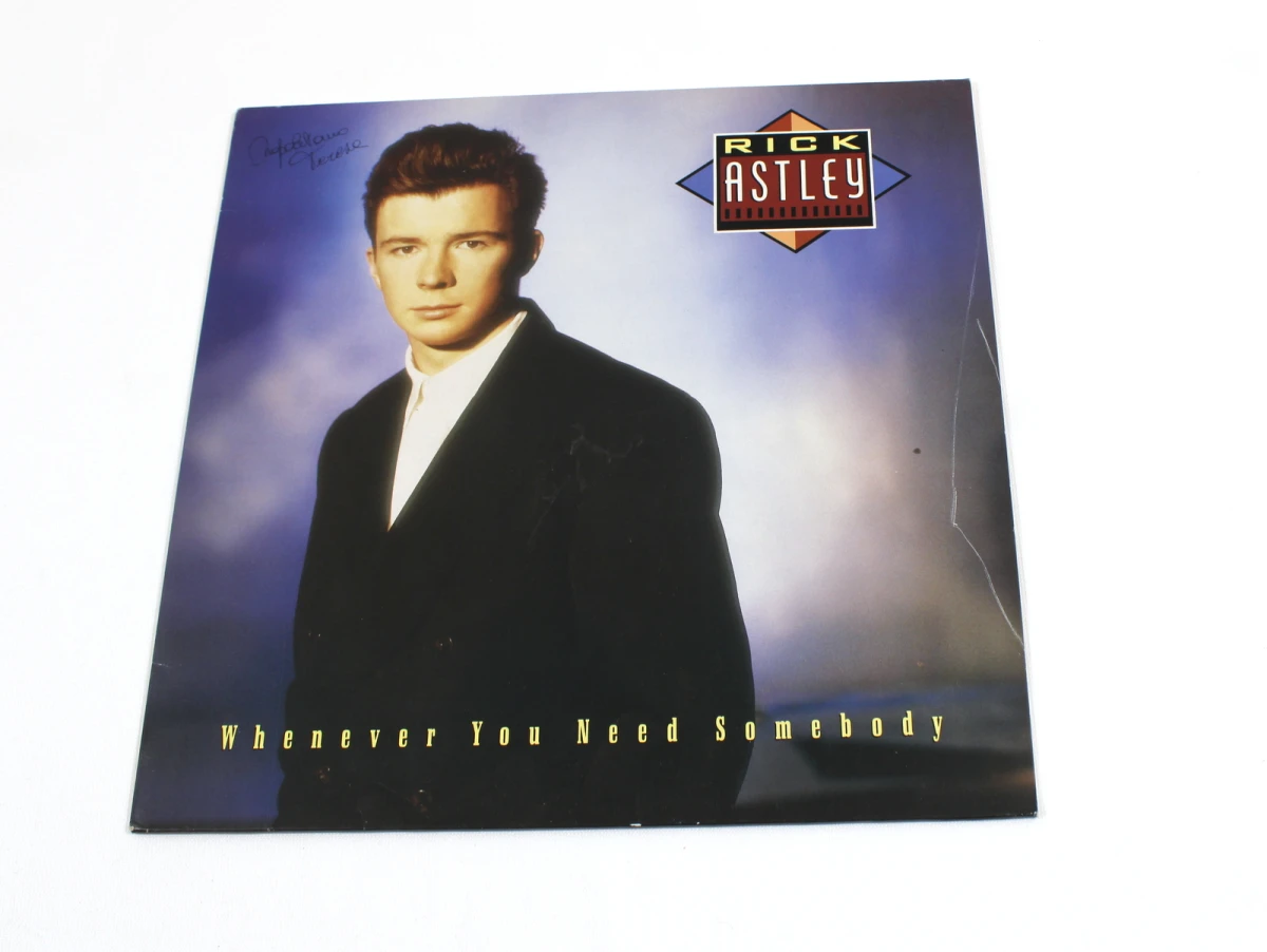 LP Whenever you need somebody By Rick Astley – kavel bij De Kringwinkel, Dilsen