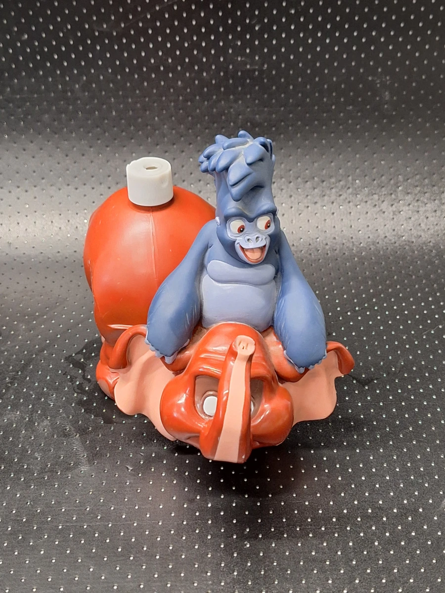 Kavel van 14 vintage Disney, Pixar, DreamWorks en Teletubbies figuren in de vorm van badverzorgingsflessen - foto 6