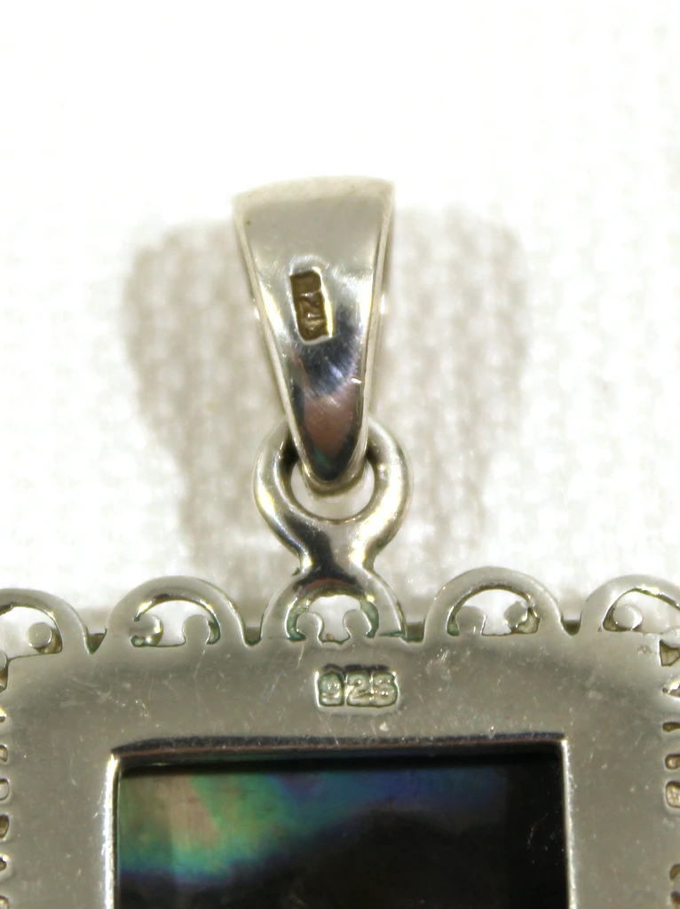 925 Zilveren Hanger met Abalone - foto 4