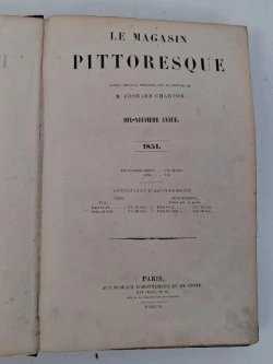 Antiek boek : "le magasin pittoresque", 1851 - foto 2