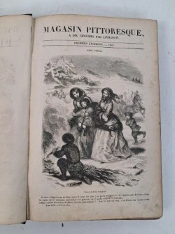 Antiek boek : "le magasin pittoresque", 1851 - foto 5