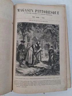 Antiek boek : "le magasin pittoresque", 1856 - foto 3