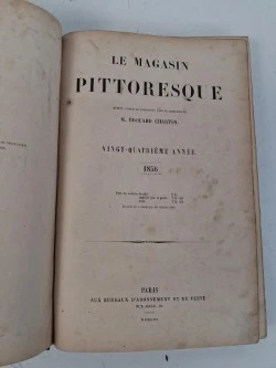 Antiek boek : "le magasin pittoresque", 1856 - foto 2