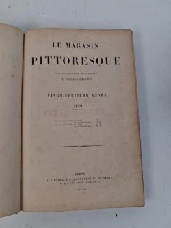 Antiek boek : "le magasin pittoresque", 1859 - foto 2