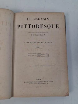 Antiek boek : "le magasin pittoresque", 1861 - foto 2