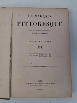 Antiek boek : "le magasin pittoresque", 1862 - foto 2