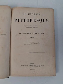 Antiek boek : "le magasin pittoresque", 1865 - foto 2