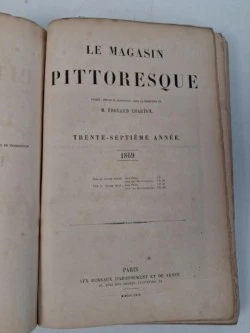 Antiek boek : "le magasin pittoresque", 1869 - foto 2