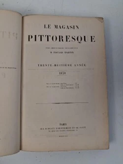 Antiek boek : "le magasin pittoresque", 1870 - foto 2