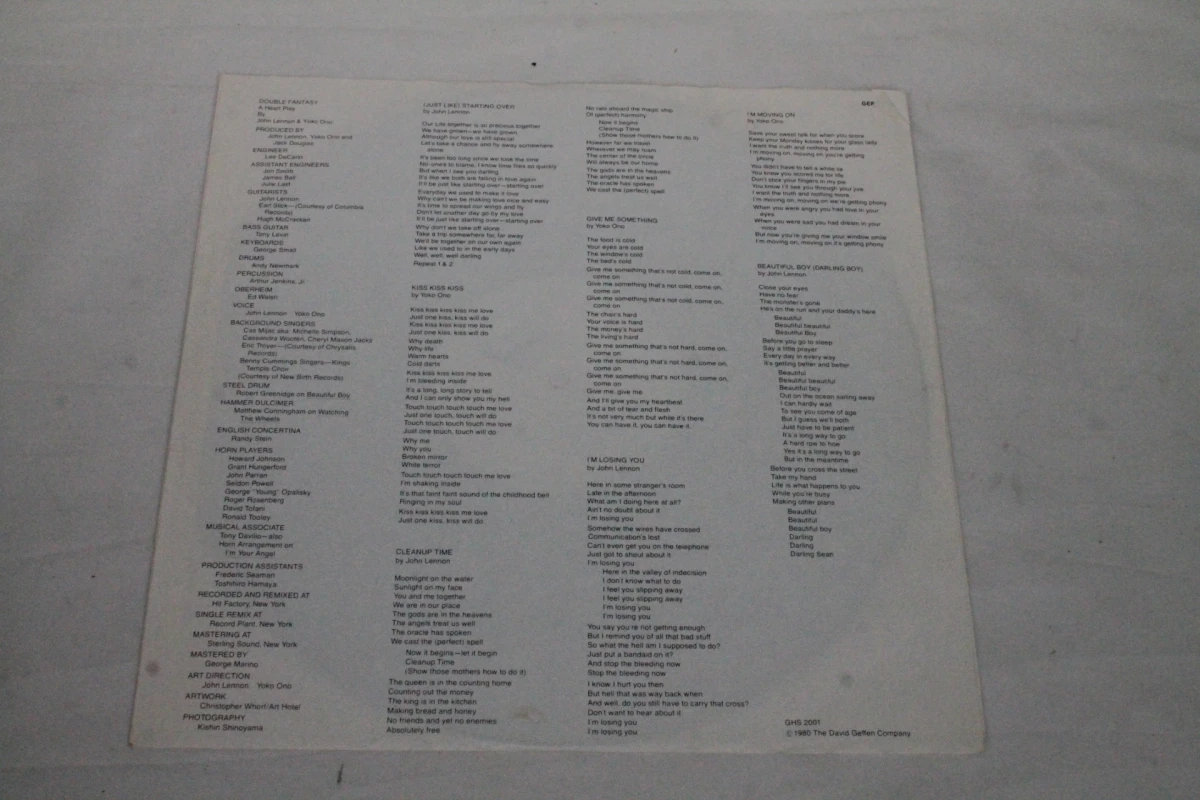 LP: John Lennon en Yoko Ono Double Fantasy - foto 3