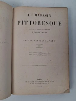 Antiek boek : "le magasin pittoresque", 1871 - foto 2