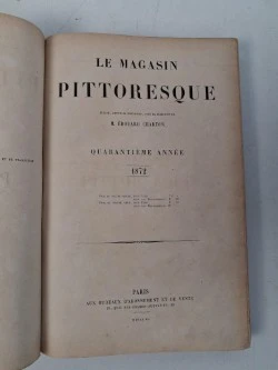Antiek boek : "le magasin pittoresque", 1872 - foto 2