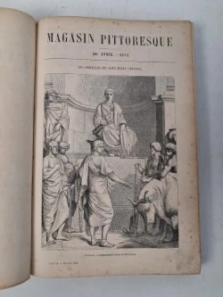 Antiek boek : "le magasin pittoresque", 1872 - foto 3