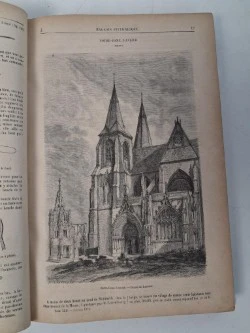 Antiek boek : "le magasin pittoresque", 1874 - foto 5