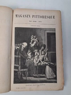 Antiek boek : "le magasin pittoresque", 1874 - foto 4