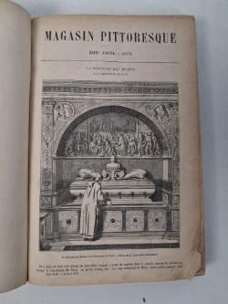 Antiek boek : "le magasin pittoresque", 1875 - foto 3