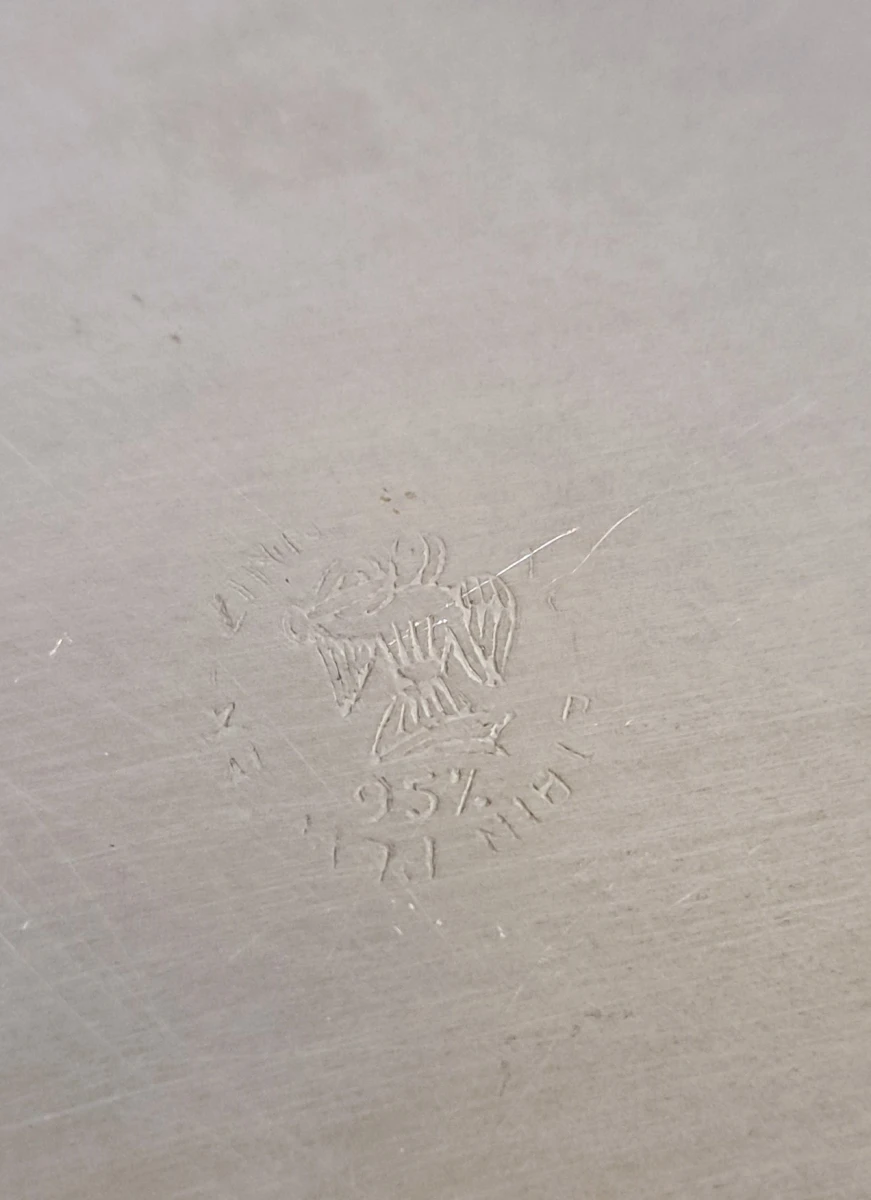 Verzameling tinnen tafelwaar, diverse makers, 20e eeuw - foto 11