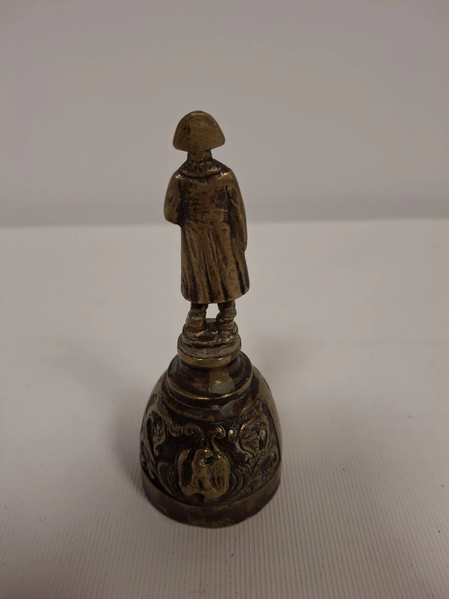 Antieke Napoleon 'Slag bij Waterloo' tafelbel - foto 3