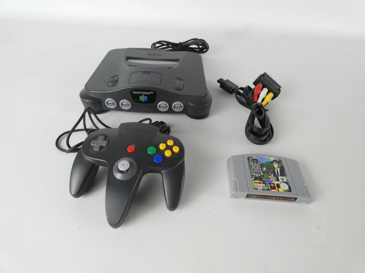 Nintendo 64 NUS-001 (EUR) met controller en game – kavel bij De Kringwinkel, Heverlee