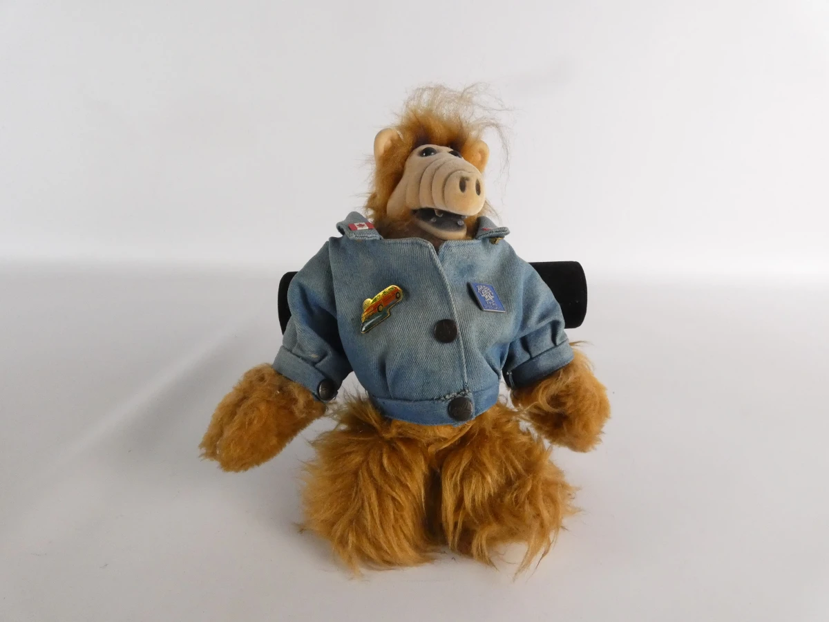 Vintage ALF plucheknuffels met zuignappen – set van 2 – jaren 80 - foto 2