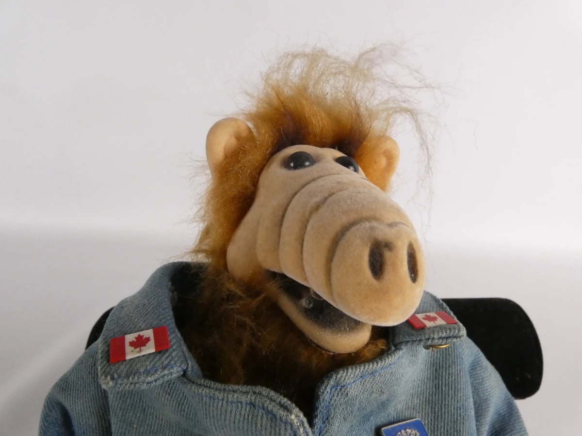 Vintage ALF plucheknuffels met zuignappen – set van 2 – jaren 80 - foto 3