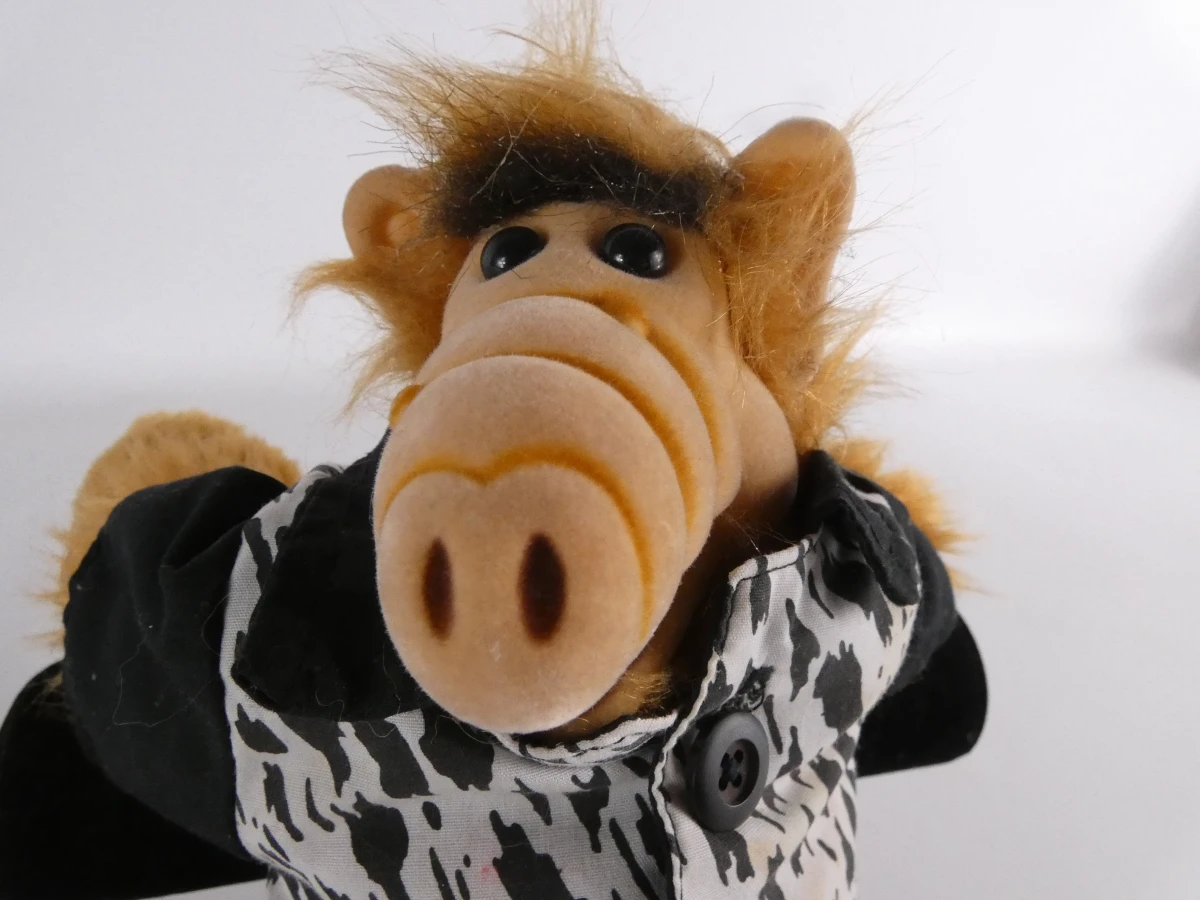 Vintage ALF plucheknuffels met zuignappen – set van 2 – jaren 80 - foto 16