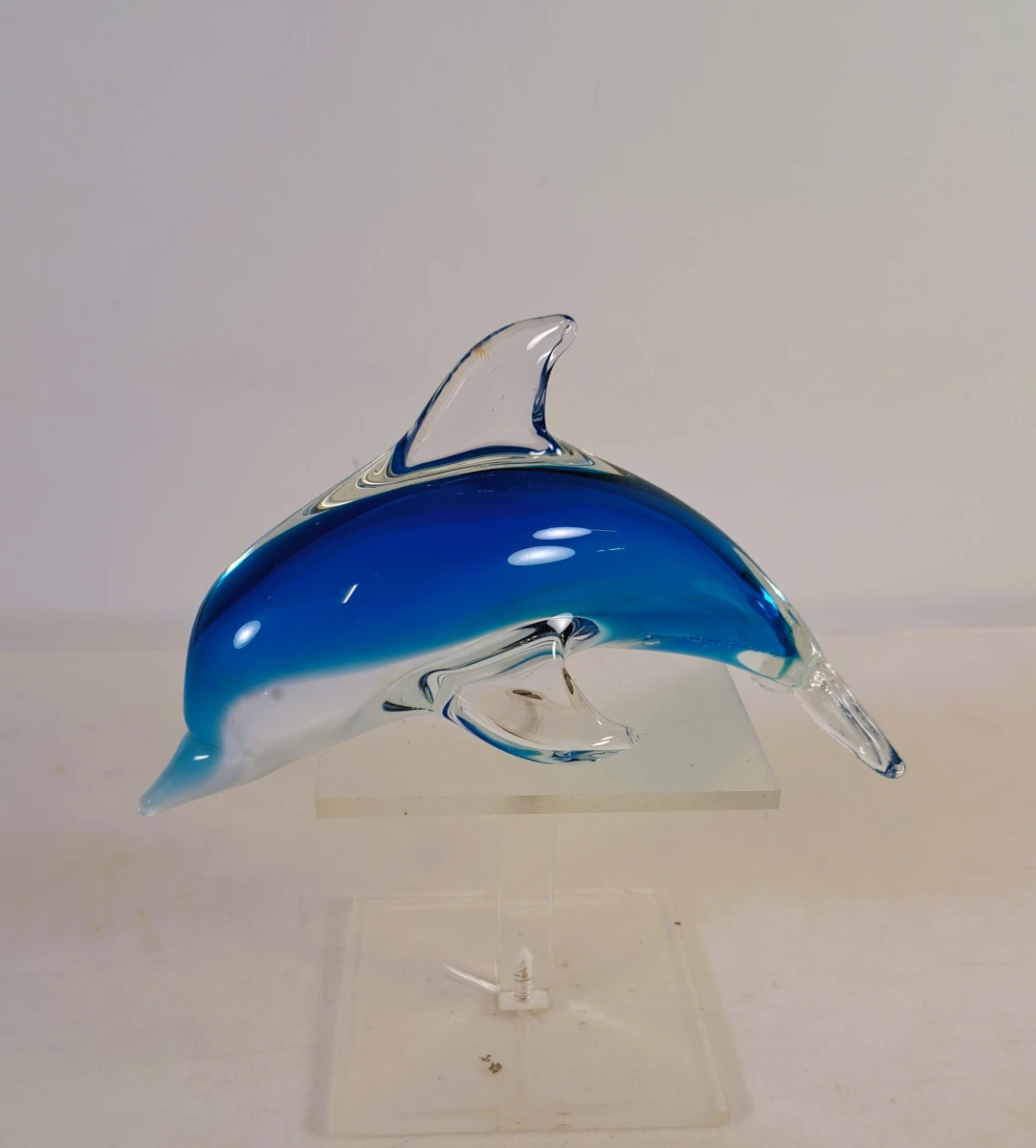 Decoratieve verzameling van vier handgevormde glazen dieren. - foto 5