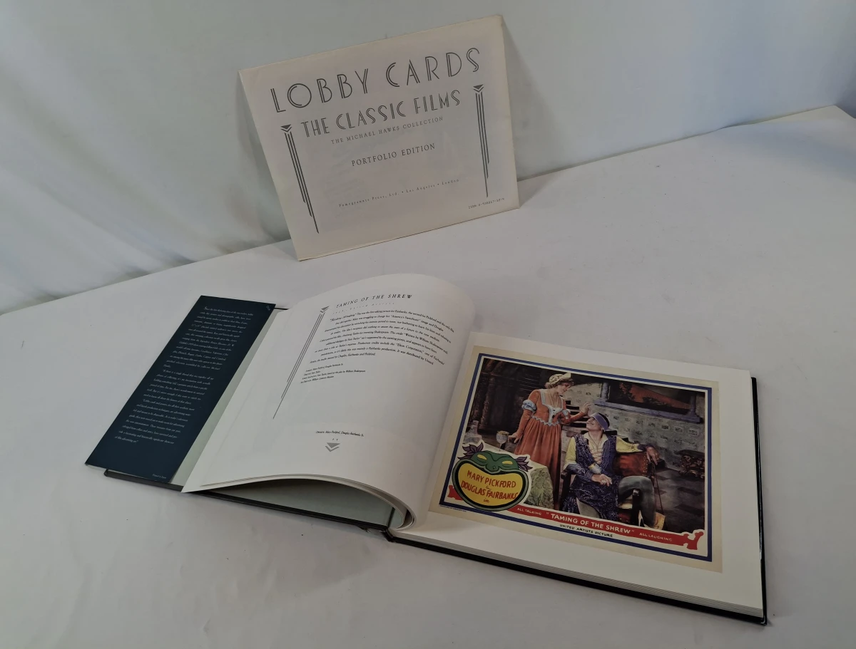 Vintage boek +  portfolio-uitgave “Lobby Cards:  The Classic Films” - foto 18