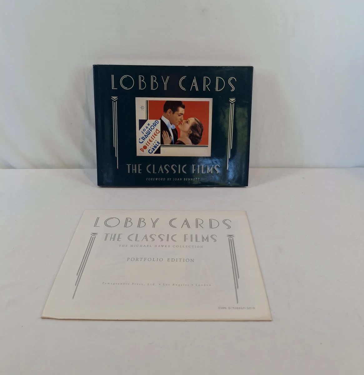 Vintage boek +  portfolio-uitgave “Lobby Cards:  The Classic Films” - foto 1