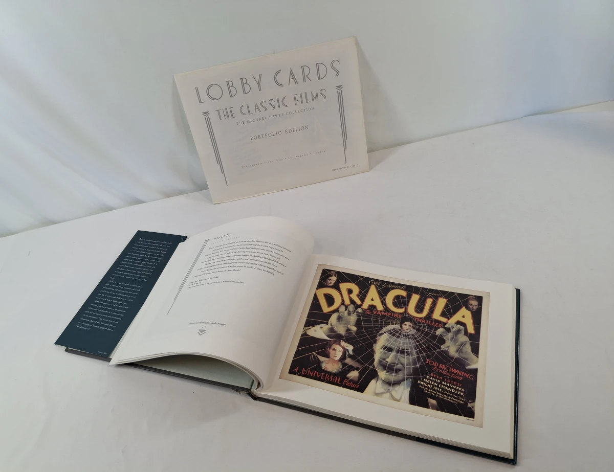 Vintage boek +  portfolio-uitgave “Lobby Cards:  The Classic Films” - foto 19