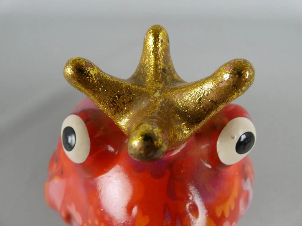 Kikker-spaarpot met Gouden Kroon - foto 6