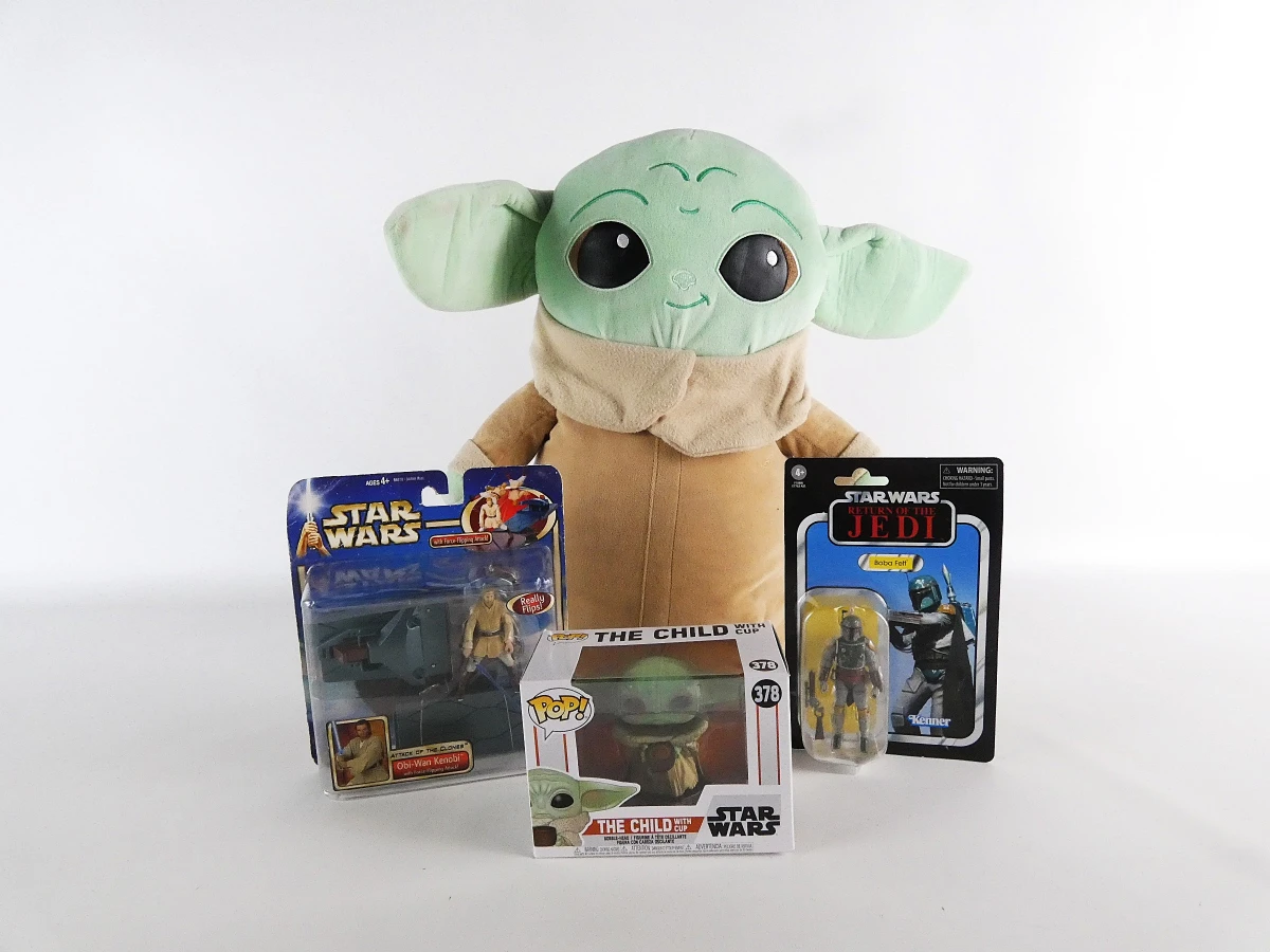 Star Wars verzamellot – Grogu, Obi-Wan Kenobi, The Child & Boba Fett – deels nieuw in verpakking - foto 33