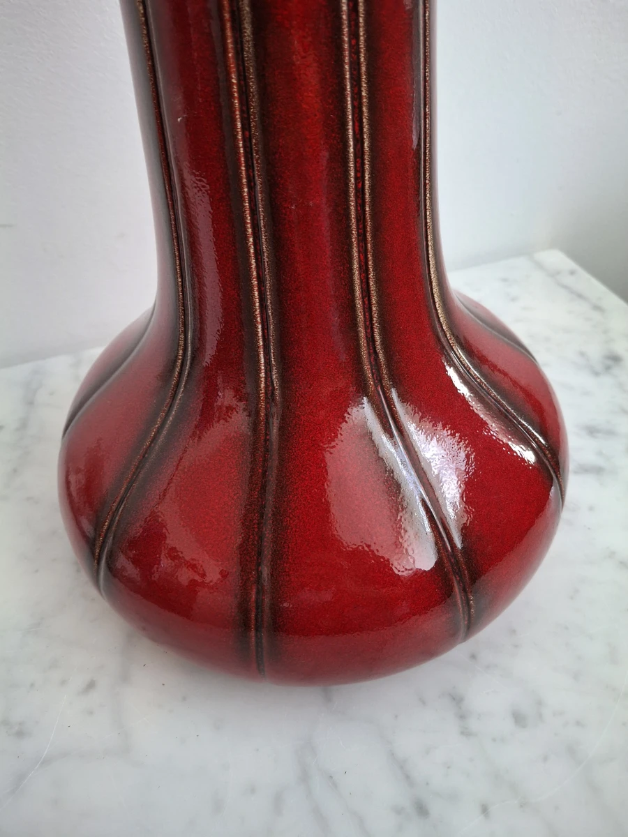 Vintage Art Deco Vaas - Faiencerie de Thulin - foto 3