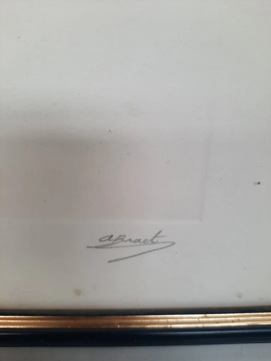Origineel Familiewapen "Braet" – Gelimiteerde & Gesigneerde Prent (187/250)