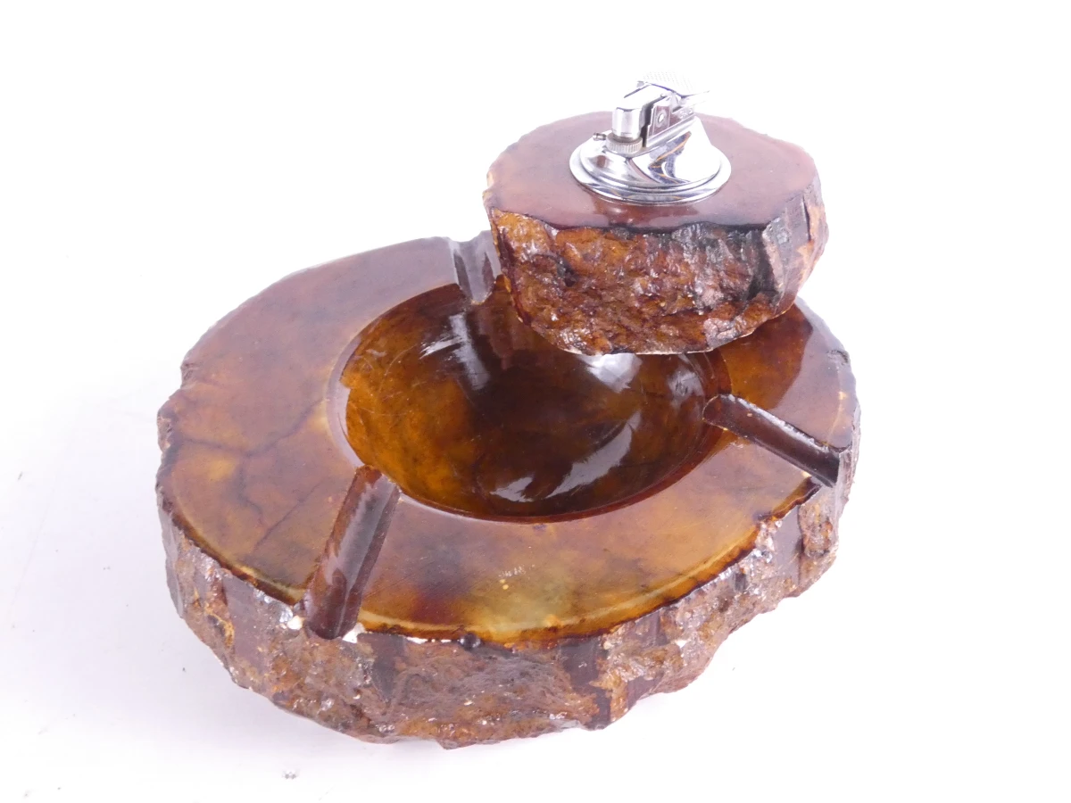 Vintage Onyx-Marmeren Rokers set - foto 7