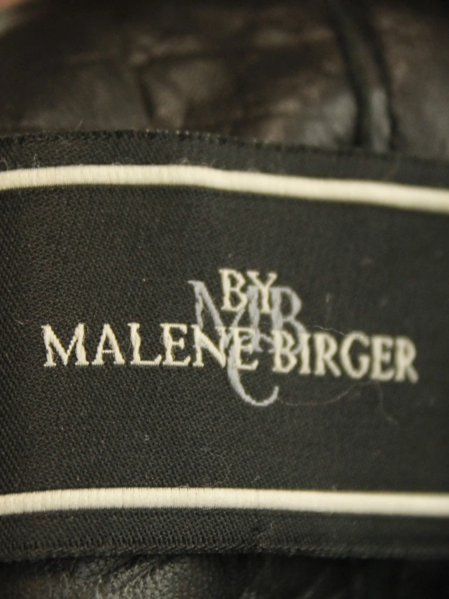 Malene Birger zwarte krokodillenstructuur jurk 36 - foto 8