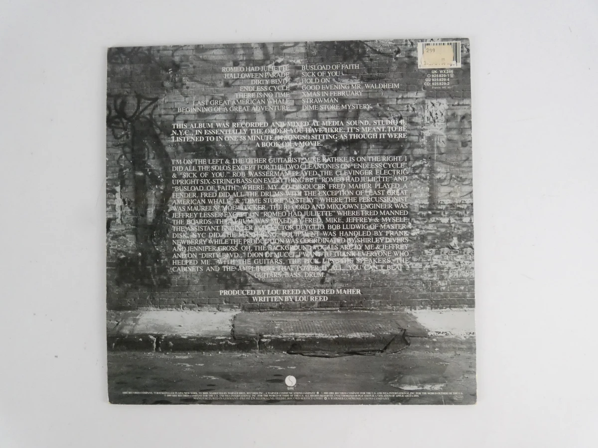 Lou Reed LP - New York - foto 4