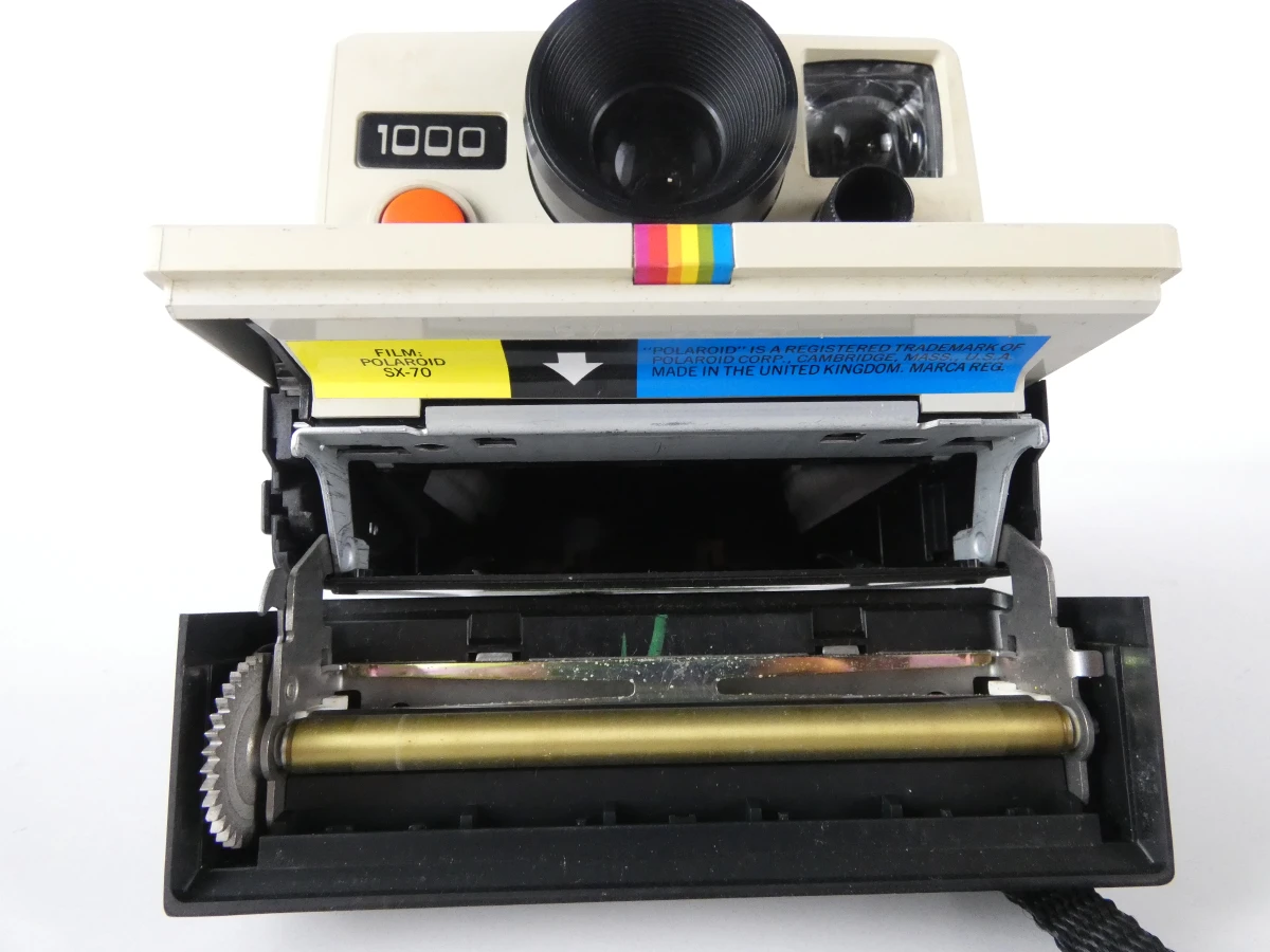Vintage Polaroid Land Camera 1000 instantcamera - foto 5