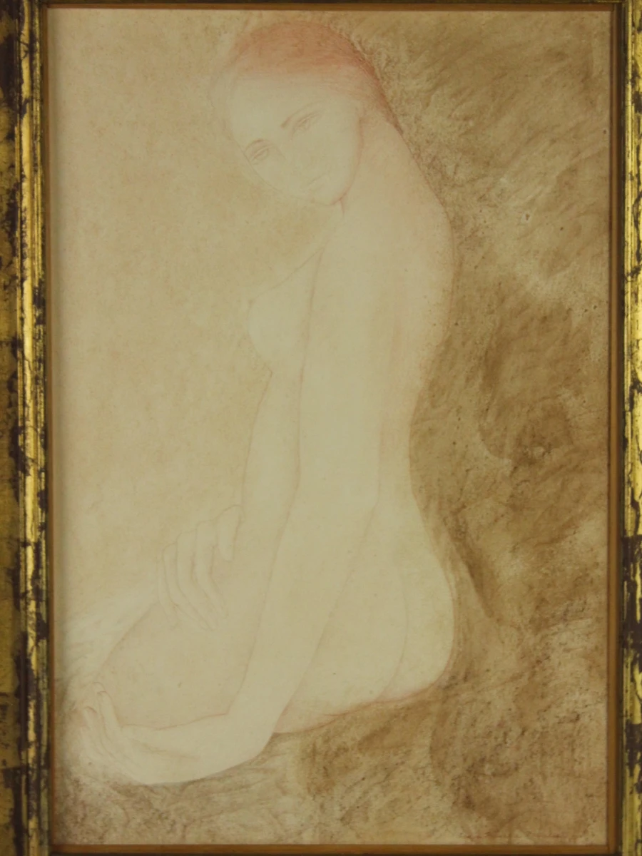 Sonja-Rosalia Bauters (°1938) zittend naakt - foto 2