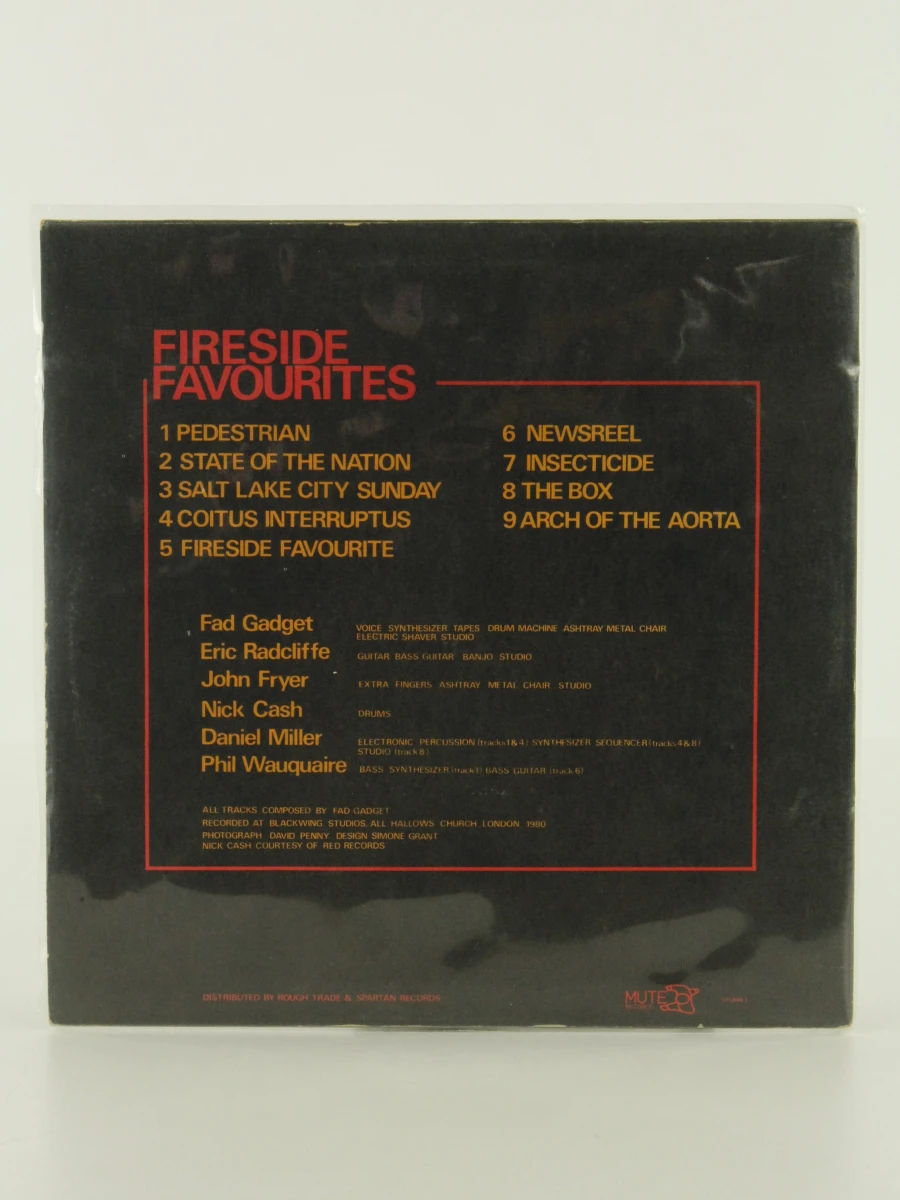Fad Gadget – Fireside Favourites – LP, Mute STUMM 3, MPO pressing, 1980 - foto 3