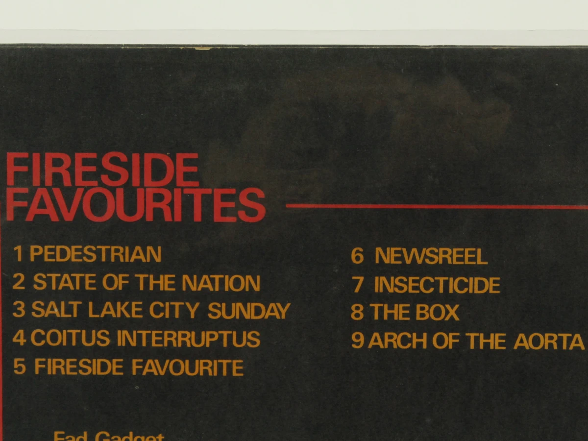 Fad Gadget – Fireside Favourites – LP, Mute STUMM 3, MPO pressing, 1980 - foto 4