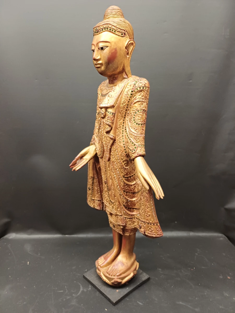 Groot beeld Thaise boeddah - foto 2