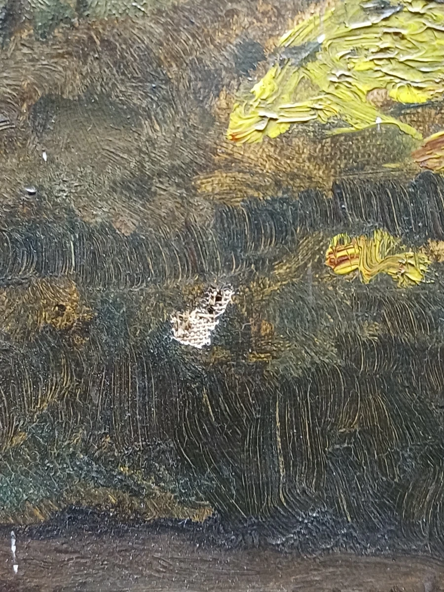 Schilderij bostafereel Jan Tiele - foto 3