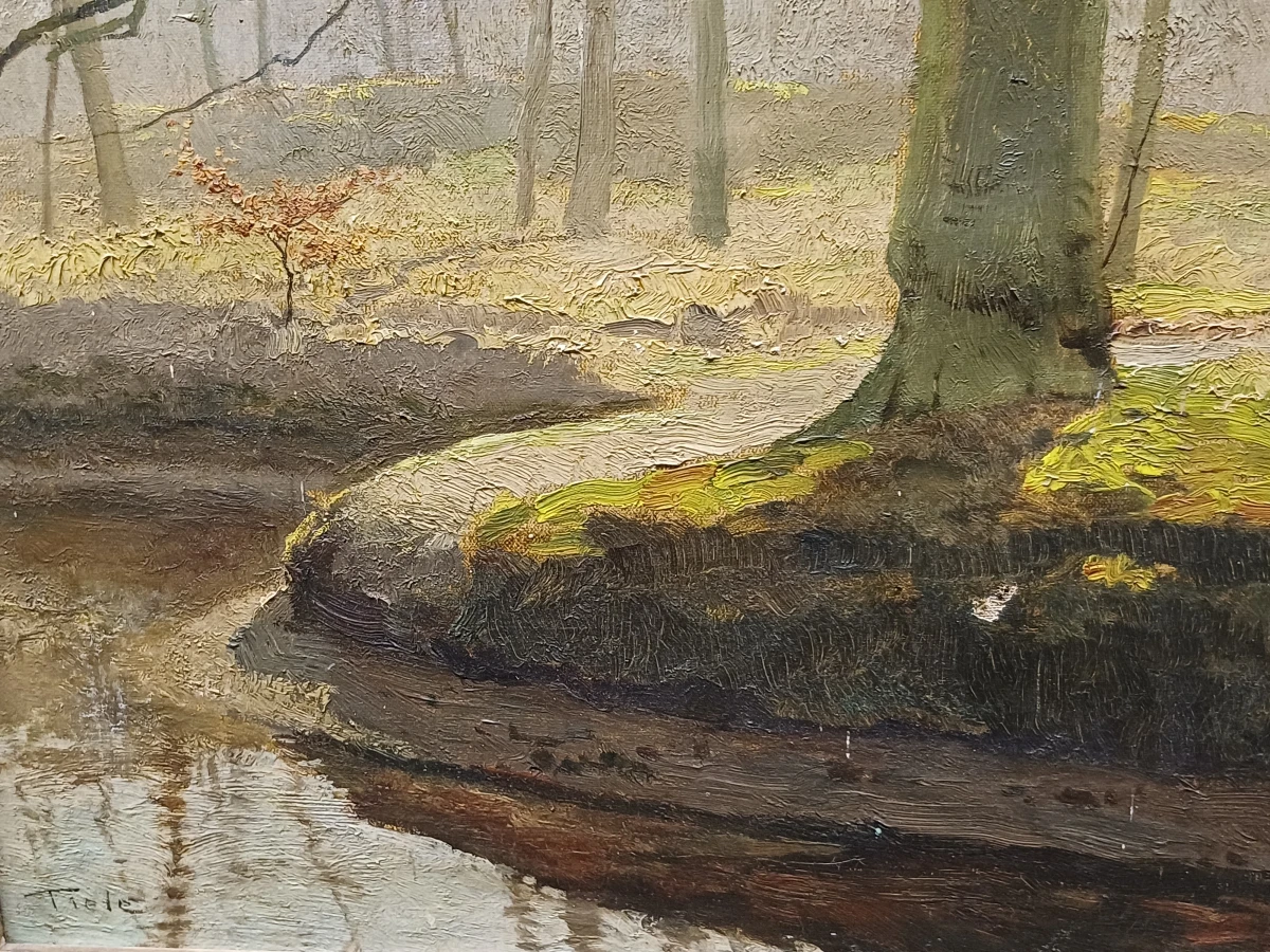 Schilderij bostafereel Jan Tiele - foto 4