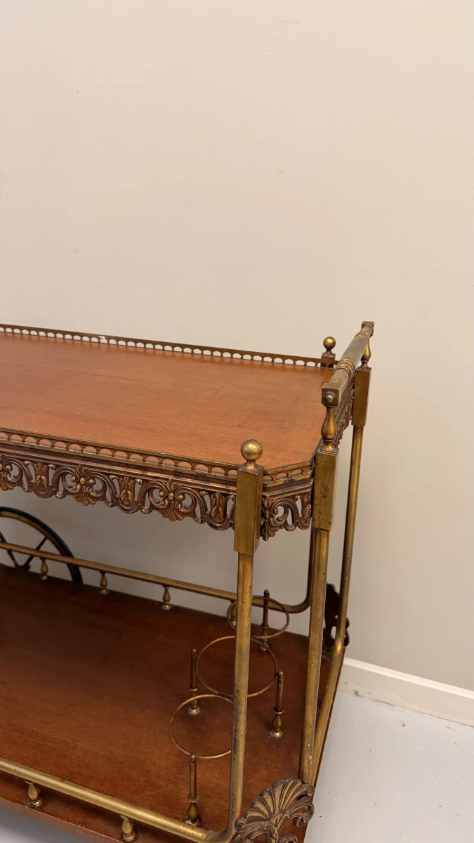 Serveerwagen/drankkar in Vintage Hollywood Regency stijl - foto 6