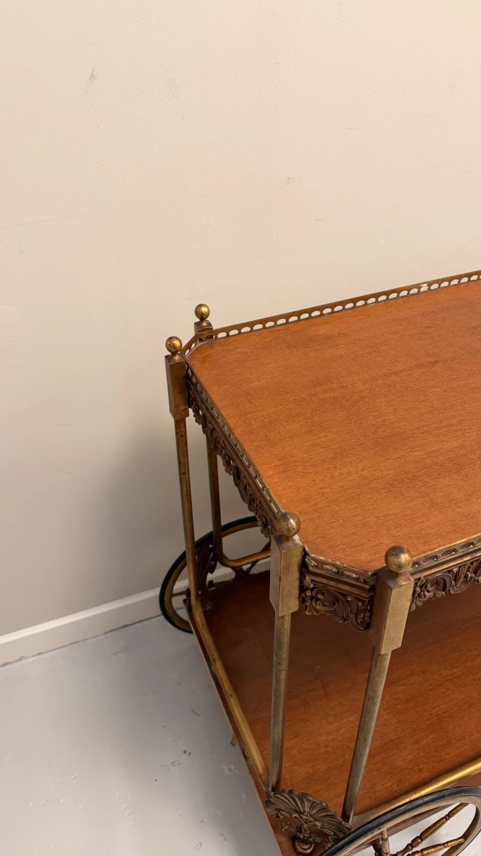 Serveerwagen/drankkar in Vintage Hollywood Regency stijl - foto 8