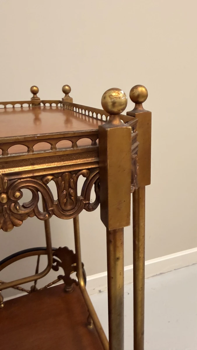 Serveerwagen/drankkar in Vintage Hollywood Regency stijl - foto 14