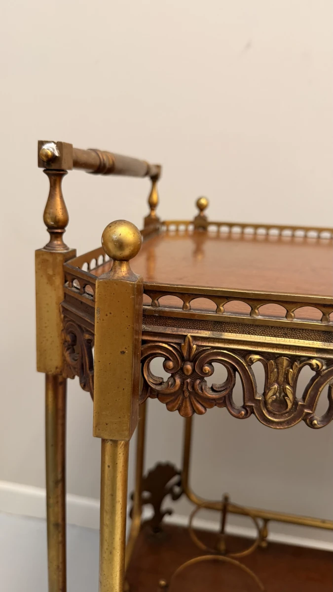 Serveerwagen/drankkar in Vintage Hollywood Regency stijl - foto 15