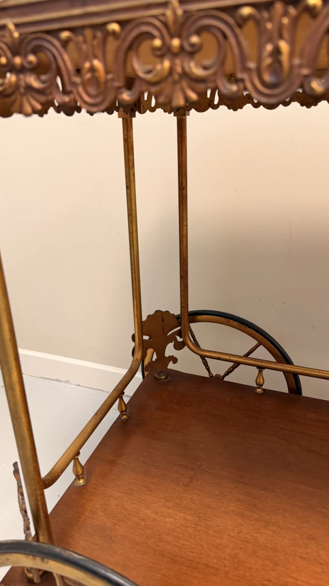 Serveerwagen/drankkar in Vintage Hollywood Regency stijl - foto 4