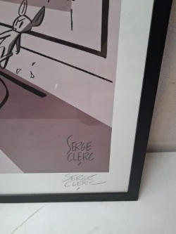 Zeefdruk van Serge Clerc : "Robbedoes en Kwabbernoot" (3/4) - foto 3